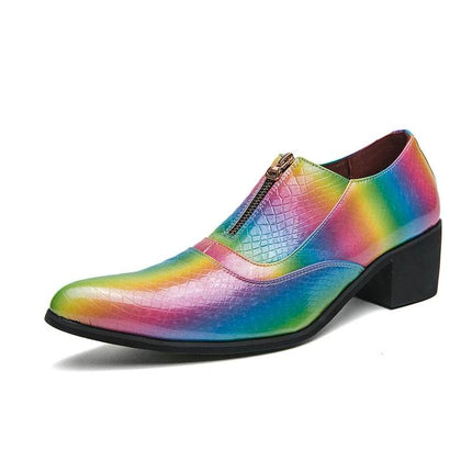 Men Crocodile Leather Rainbow Loafers - Loafers - Oein - Mad Fly Essentials