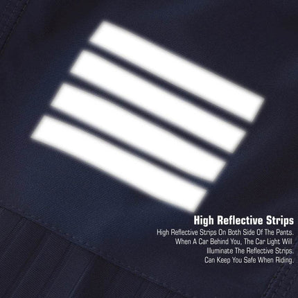 Men Cycling Fitness Reflective Pocket Fitness Leggings - Fitness Leggings - CXZD - Mad Fly Essentials