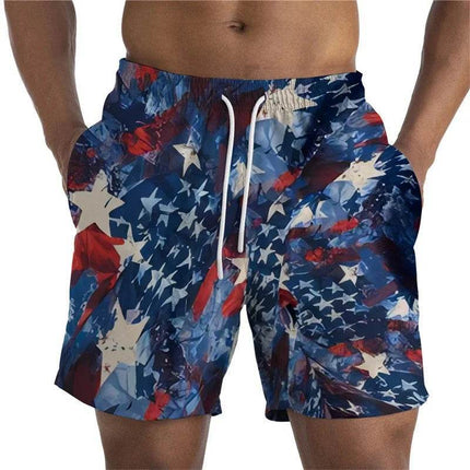 Men Drawstring National Flag US UK Boardshorts Swimwear - Mad Fly Essentials