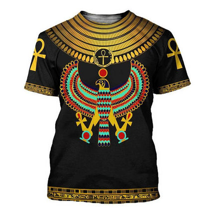 Men Egyptian Horus 3D Pharaoh Top Costume - Costume - oufisun - Mad Fly Essentials