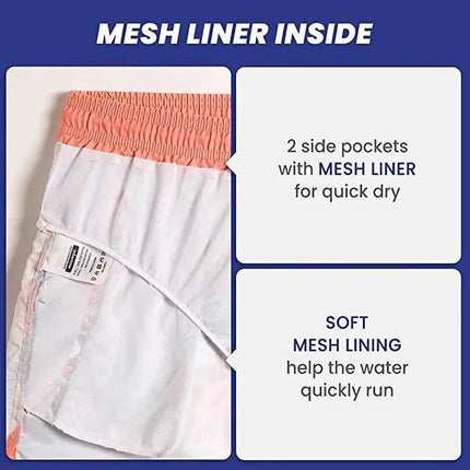 Men Elastic Quick Dry 3D Mural Boardshorts - Boardshorts - Beach Fellow - Mad Fly Essentials