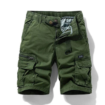 Men Elastic Summer Bermuda Camo Cargo Shorts - Cargo Shorts - Lzlltt - Mad Fly Essentials