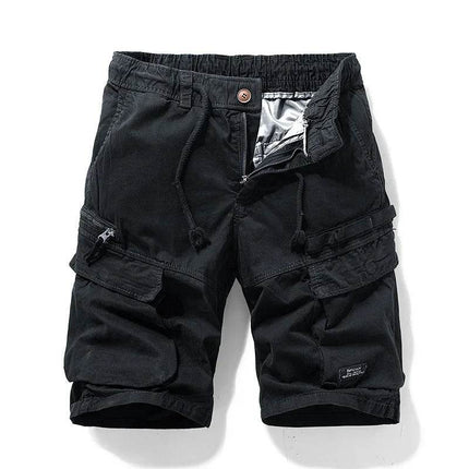 Men Elastic Summer Bermuda Camo Cargo Shorts - Cargo Shorts - Lzlltt - Mad Fly Essentials