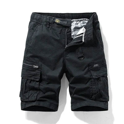 Men Elastic Summer Bermuda Camo Cargo Shorts - Cargo Shorts - Lzlltt - Mad Fly Essentials