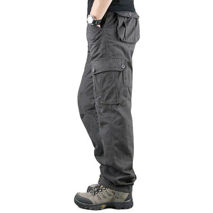 Men Elastic Tactical Camouflage Cargo Pants - Cargo Pants - ICPANS - Mad Fly Essentials