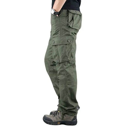 Men Elastic Tactical Camouflage Cargo Pants - Mad Fly Essentials