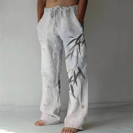 Men European 3D Animal Straight Pants - Mad Fly Essentials
