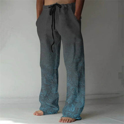 Men European 3D Animal Straight Pants - Pants - Sam Charleston - Mad Fly Essentials