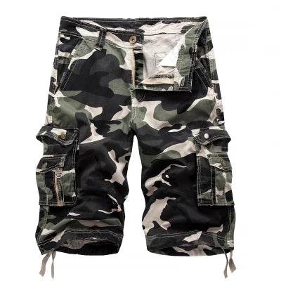 Camo Summer Casual Men Cargo Shorts - Mad Fly Essentials