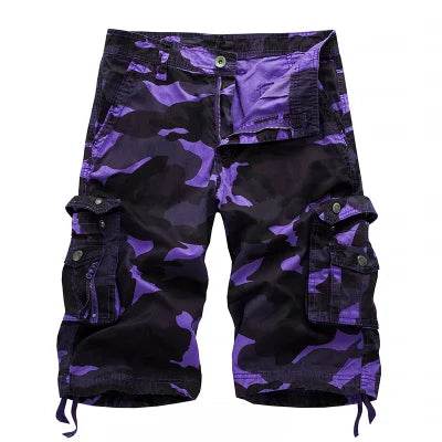 Camo Summer Casual Men Cargo Shorts - Mad Fly Essentials