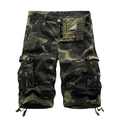 Camo Summer Casual Men Cargo Shorts - Mad Fly Essentials