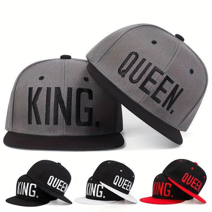Men Fashion King Queen Baseball Hat - Hat - DEEPSENCE - Mad Fly Essentials