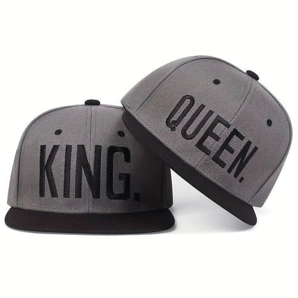 Men Fashion King Queen Baseball Hat - Hat - DEEPSENCE - Mad Fly Essentials