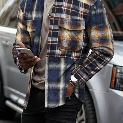 Men Fashion Long Gradient Brown Jacket - Jacket - TrendSetter - Mad Fly Essentials