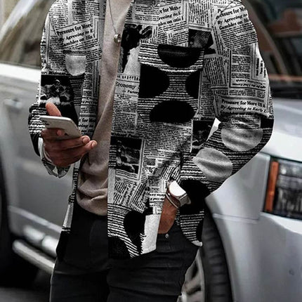 Men Fashion Long Gradient Brown Jacket - Jacket - TrendSetter - Mad Fly Essentials