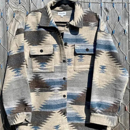 Men Fashion Long Gradient Brown Jacket - Jacket - TrendSetter - Mad Fly Essentials