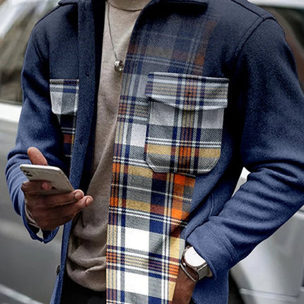 Men Fashion Long Gradient Brown Jacket - Jacket - TrendSetter - Mad Fly Essentials