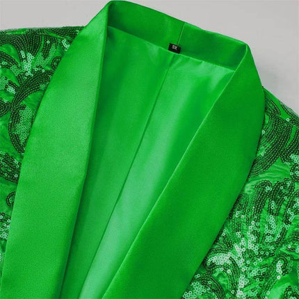 Men Fashion Sequin Party Wedding Blazer - Blazer - Parklees - Mad Fly Essentials