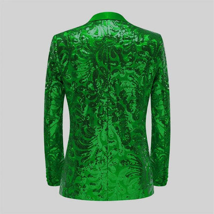 Men Fashion Sequin Party Wedding Blazer - Blazer - Parklees - Mad Fly Essentials
