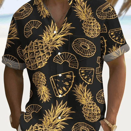 Men Flamingo Parrot 3D Animal Shirt - Shirt - orchid - Mad Fly Essentials