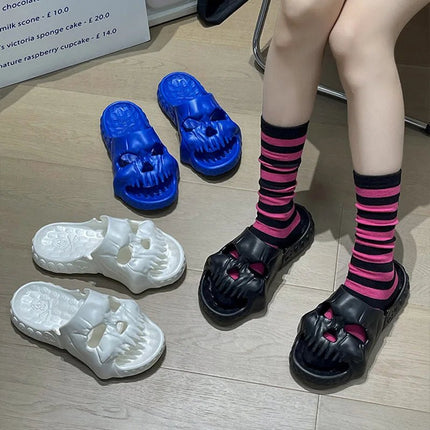 Men Footwear Summer Retro 3D Skull Sandals - Men Footwear - Comwarm - Mad Fly Essentials