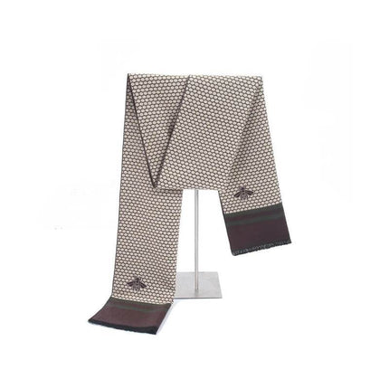 Men Foulard Business Casual Cashmere Scarf - Scarf - Leo anvi - Mad Fly Essentials
