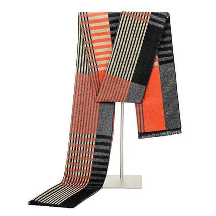Men Foulard Business Casual Cashmere Scarf - Scarf - Leo anvi - Mad Fly Essentials