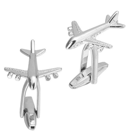 French Shirt Sleeve Aircraft Cufflinks Men Accessories - Men Accessories - MeMolissa - Mad Fly Essentials