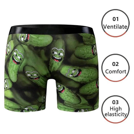 Men Funny 3D Fruity Fitness Boxer Shorts - Shorts - Beach Fellow - Mad Fly Essentials