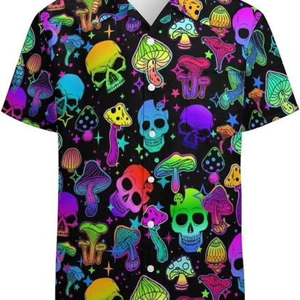 Men Funny Alien Graphic Hawaiian 3D Shirt - Shirt - The Yakacom - Mad Fly Essentials
