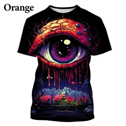 Men Funny Eyes 3D Psychedelic Mushroom Shirt - Shirt - oufisun - Mad Fly Essentials