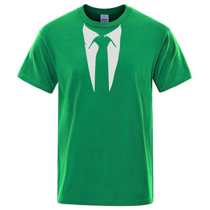 Men Funny Retro Fashion 3D Tie Shirt - Shirt - oufisun - Mad Fly Essentials