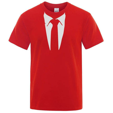 Men Funny Retro Fashion 3D Tie Shirt - Shirt - oufisun - Mad Fly Essentials