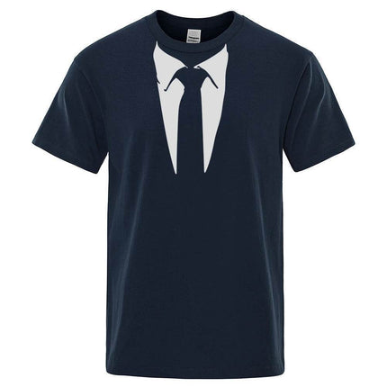 Men Funny Retro Fashion 3D Tie Shirt - Shirt - oufisun - Mad Fly Essentials