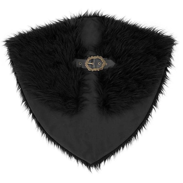 Men Fur Collar Viking Cloak Medieval Costume - Costume - HaiCospl - Mad Fly Essentials
