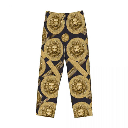 Men Golden Lions Head Smart Casual Pants - Pants - TrendSetter - Mad Fly Essentials