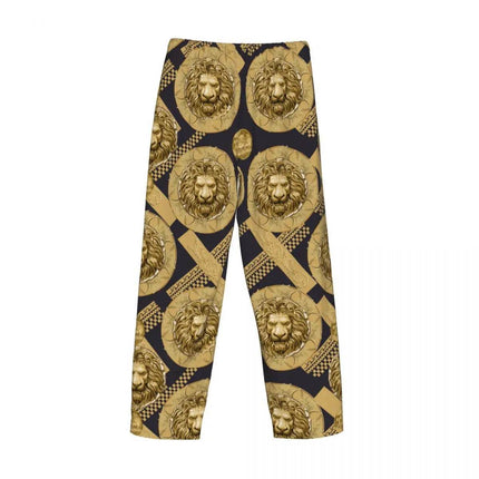 Men Golden Lions Head Smart Casual Pants - Pants - TrendSetter - Mad Fly Essentials
