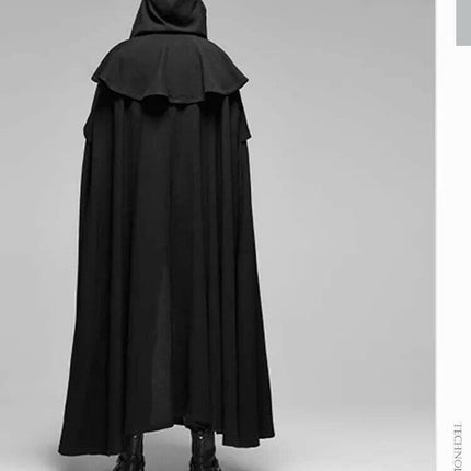 Men Gothic Medieval Hooded Carnival Cloak Costume - Mad Fly Essentials