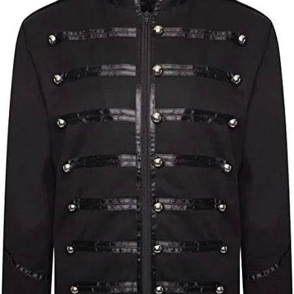 Men Gothic Medieval Military Frock Jacket - Jacket - Costumes Plus - Mad Fly Essentials