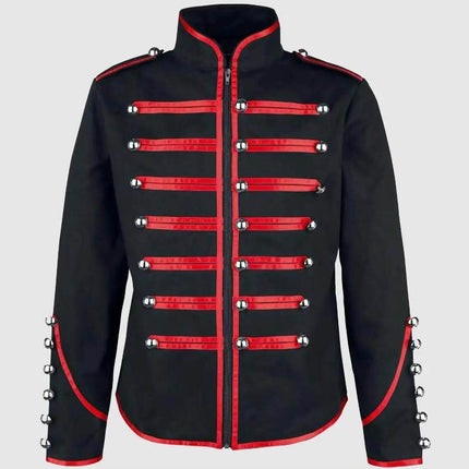Men Gothic Medieval Military Frock Jacket - Jacket - Costumes Plus - Mad Fly Essentials