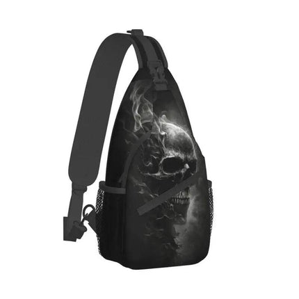 Men Gothic Skeleton Crossbody Bag - Crossbody Bag - heatboywade - Mad Fly Essentials