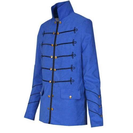 Men Gothic Steampunk Medieval Frock Jacket - Jacket - Cavalaria Costumes - Mad Fly Essentials