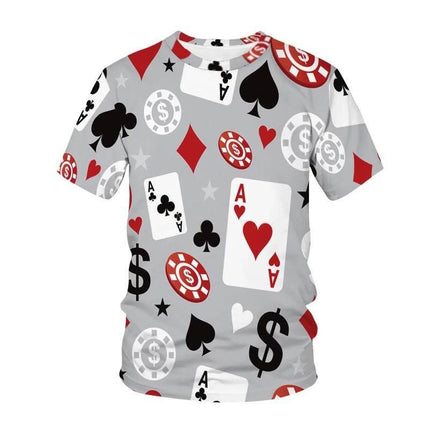 Men Graphic Poker 3D Casual Shirt - Shirt - TrendSetter - Mad Fly Essentials