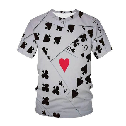 Men Graphic Poker 3D Casual Shirt - Shirt - TrendSetter - Mad Fly Essentials
