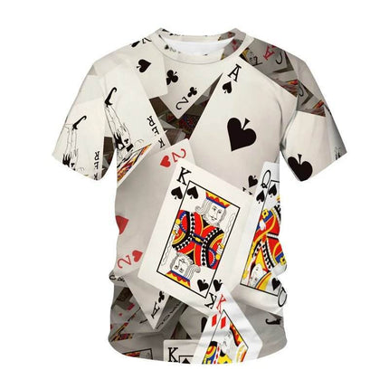 Men Graphic Poker 3D Casual Shirt - Shirt - TrendSetter - Mad Fly Essentials
