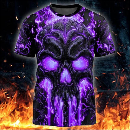 Men Halloween Fashion 3D Skull Shirt - Shirt - oufisun - Mad Fly Essentials