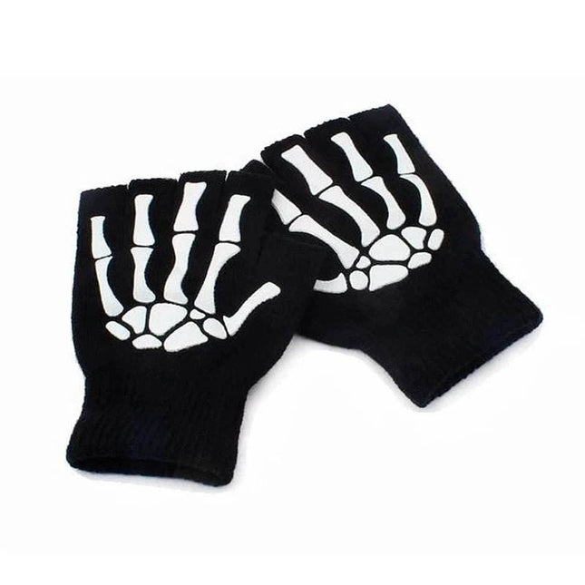 Men Halloween Luminous Skeleton Gloves Outerwear - Outerwear - Top Party - Mad Fly Essentials