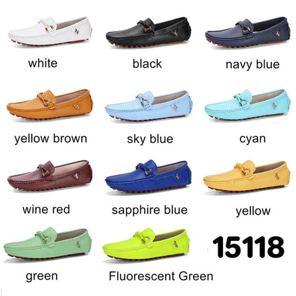Men Handmade Business Casual Loafers - Loafers - YRZL - Mad Fly Essentials