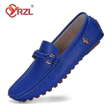 Men Handmade Business Casual Loafers - Loafers - YRZL - Mad Fly Essentials