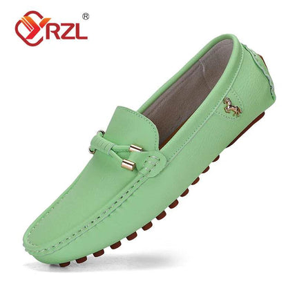 Men Handmade Business Casual Loafers - Loafers - YRZL - Mad Fly Essentials